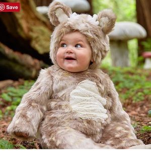 Pottery Barn Halloween Baby Deer Costume 12-24 M
